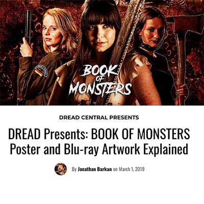 DREAD Presents: BOOK OF MONSTERS Poster and Blu-ray Artwork Explained
